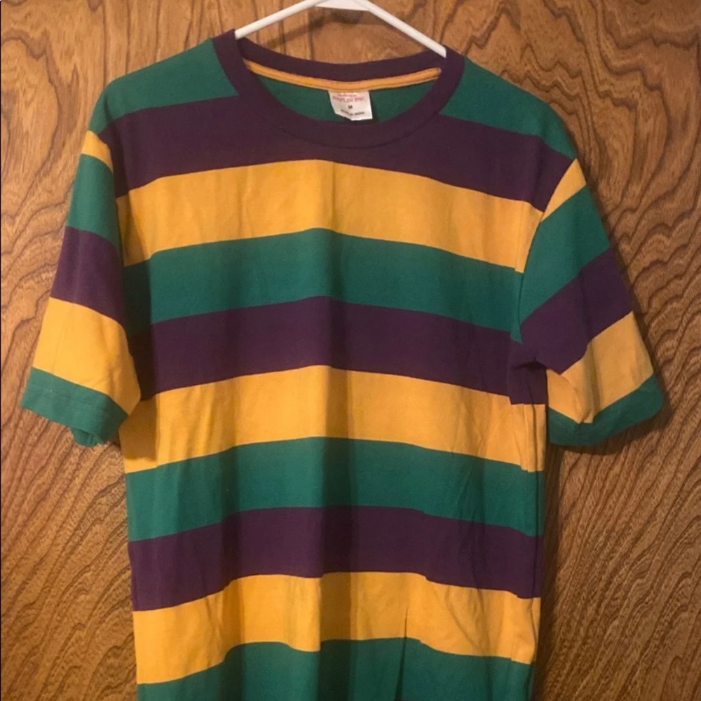 Mardi Gras Stripped Top